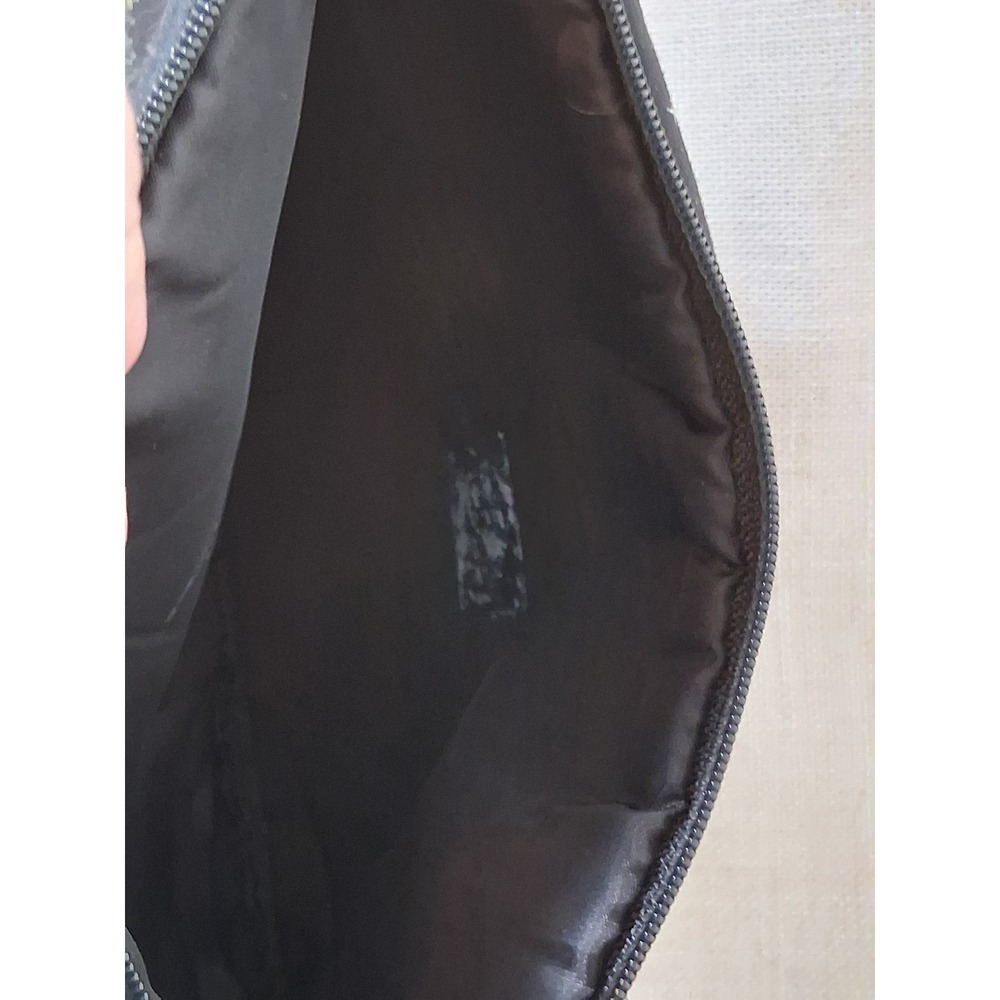Mushroom Crescent Moon Makeup Bag Cottagecore Butterfly Snail Zipper Pouch Black - Picture 2 of 6